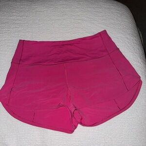 Lululemon HR Speed Up Short 2.5 sonic pink